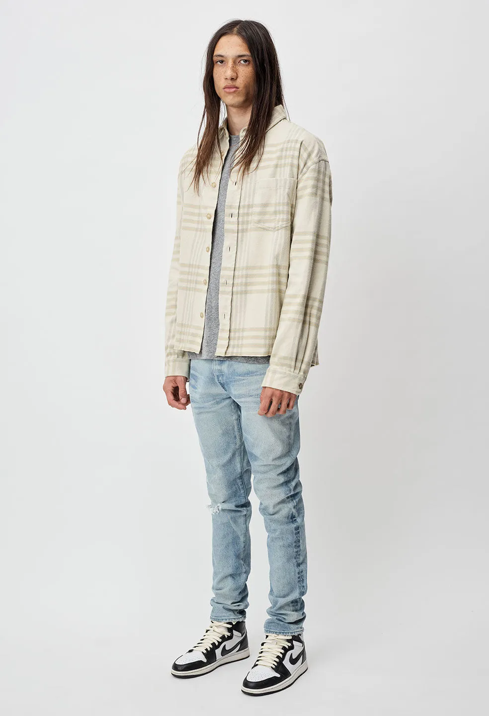 Hemi Oversized Shirt / Cinder Check