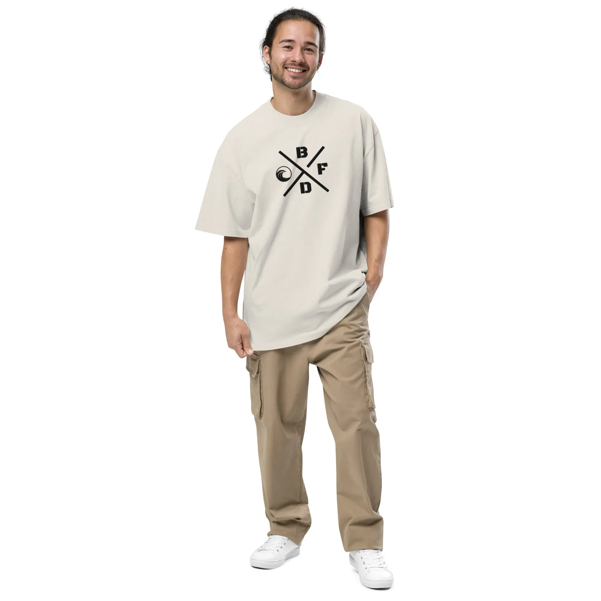 Initials Squared Oversized Faded T-shirt XT