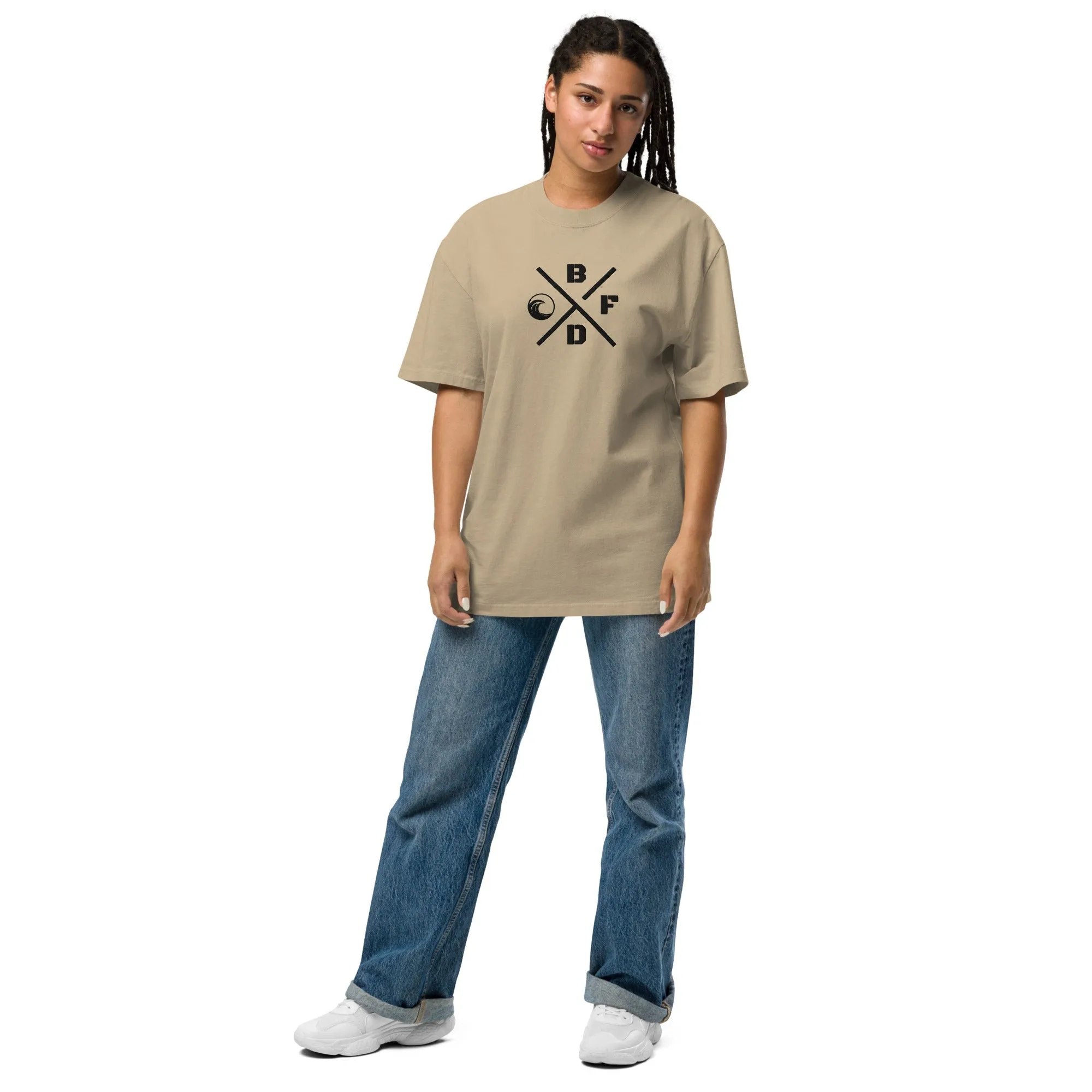 Initials Squared Oversized Faded T-shirt XT