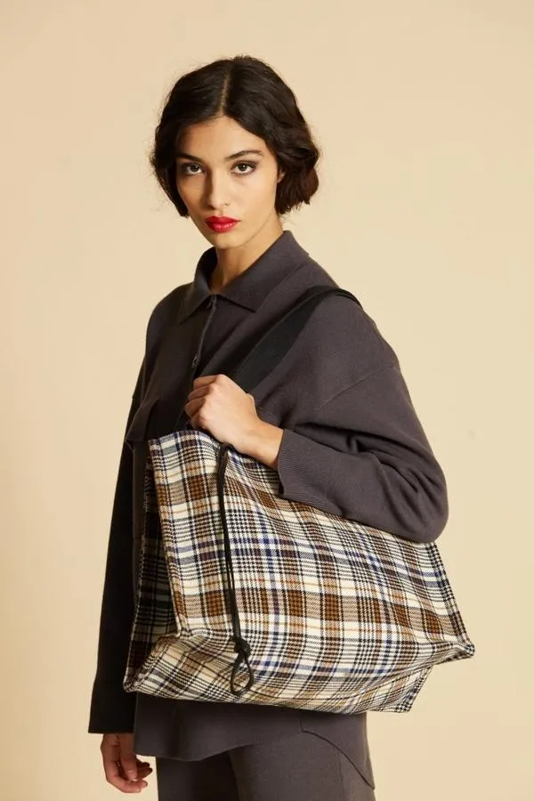 Inoui Plaid Tote