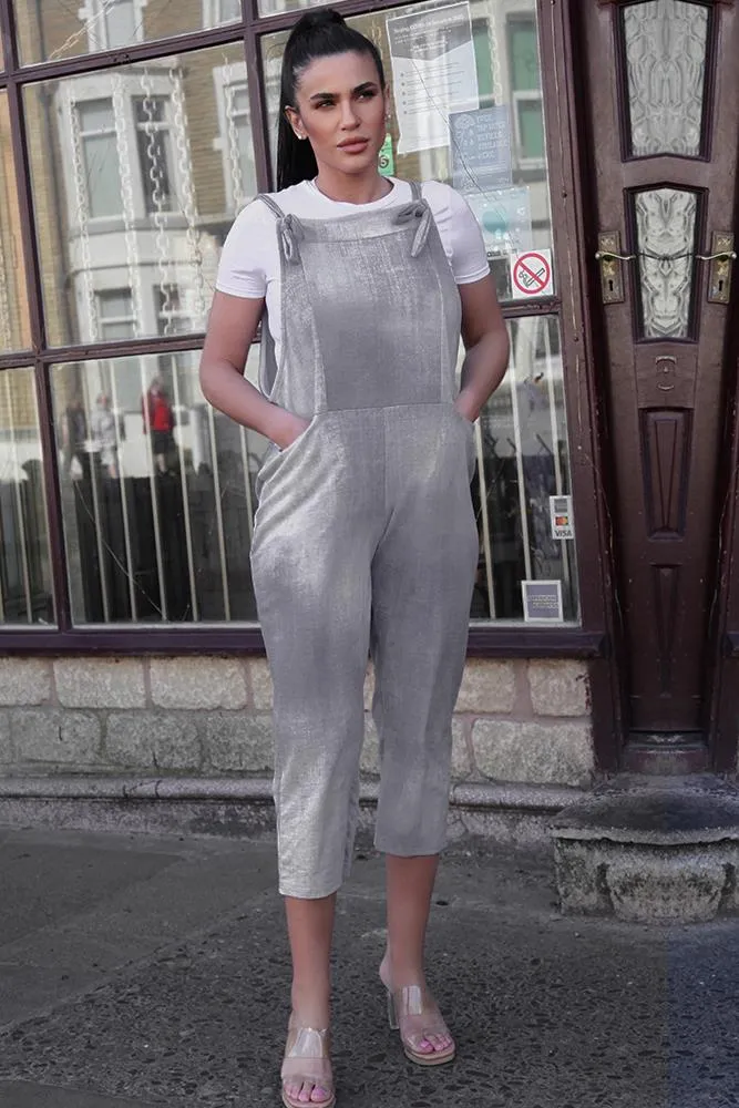 Italian Tie Fastening Faded Dungarees