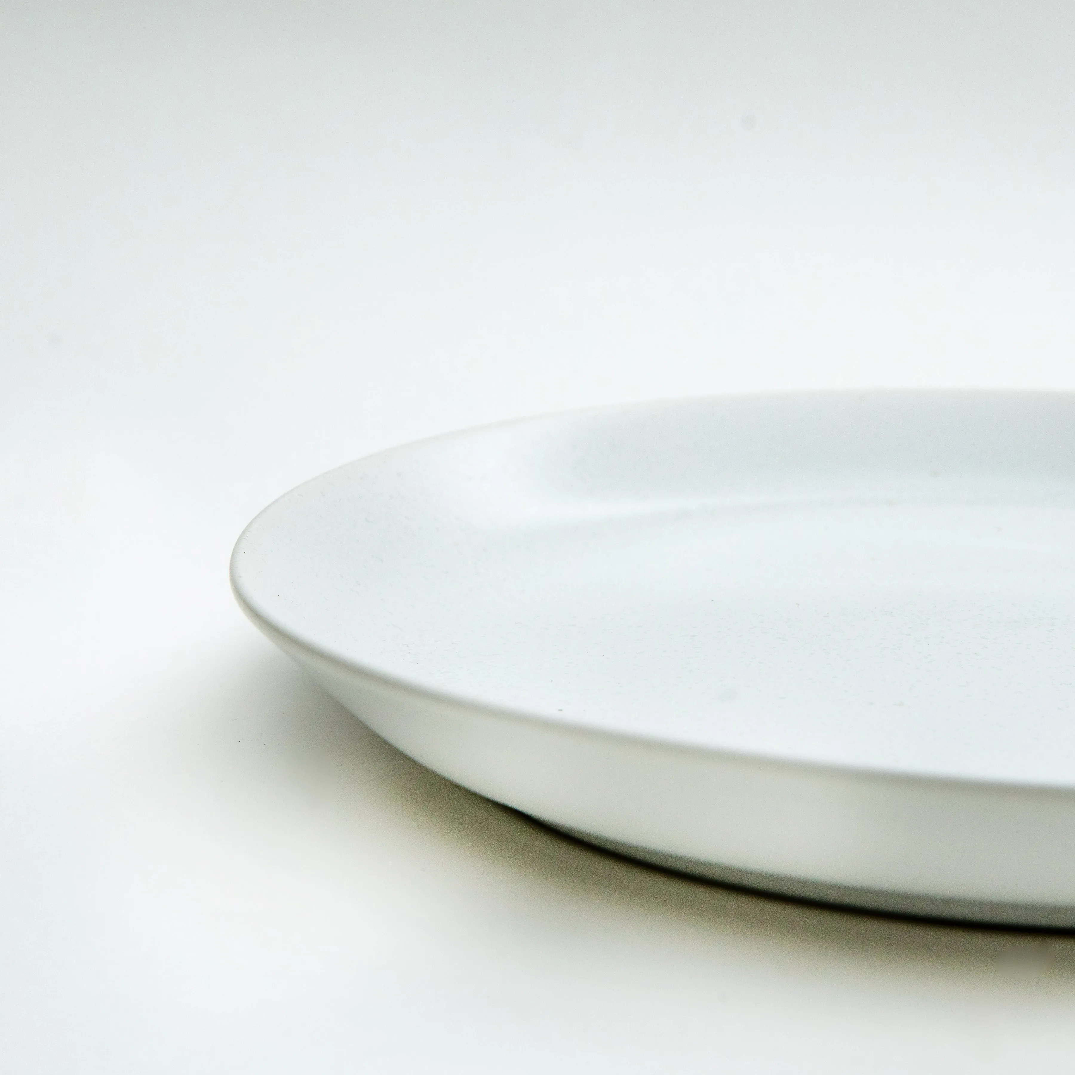 Japanese Plain White Porcelain Plate