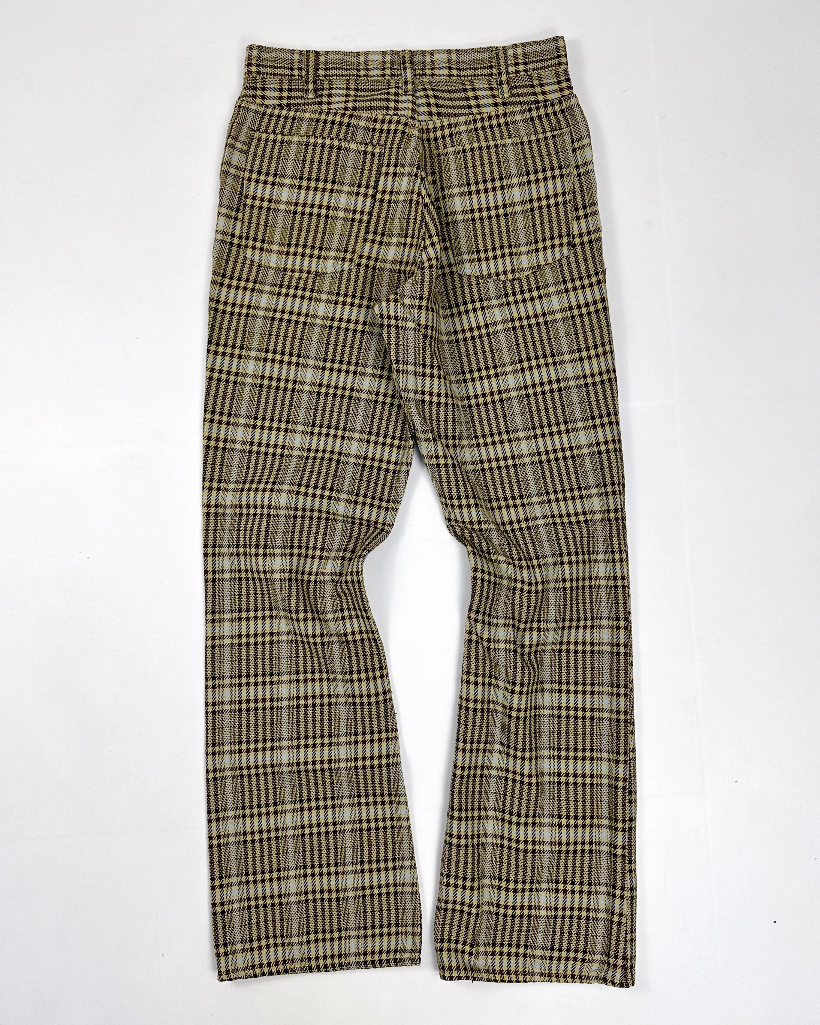 Kapital Yellow Patterned Flare Pants 2000's