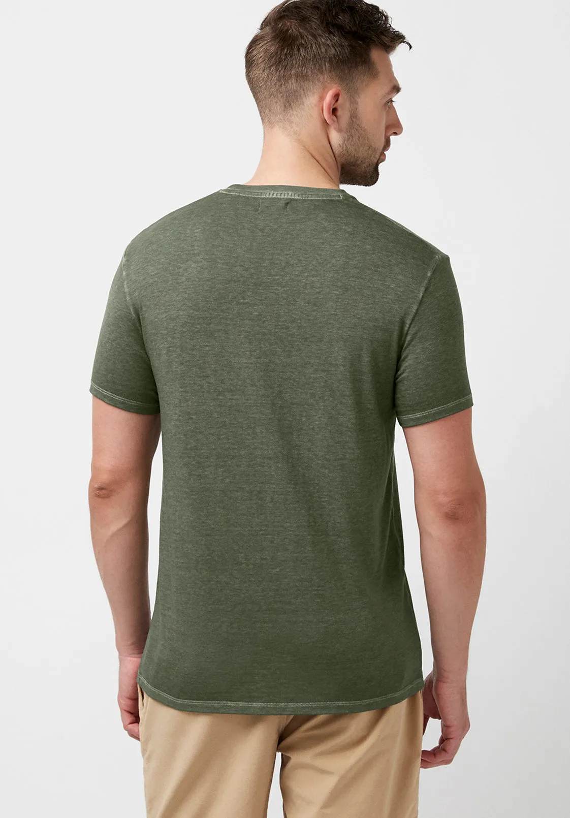 Kathin Faded Army Green T-Shirt - BM23968