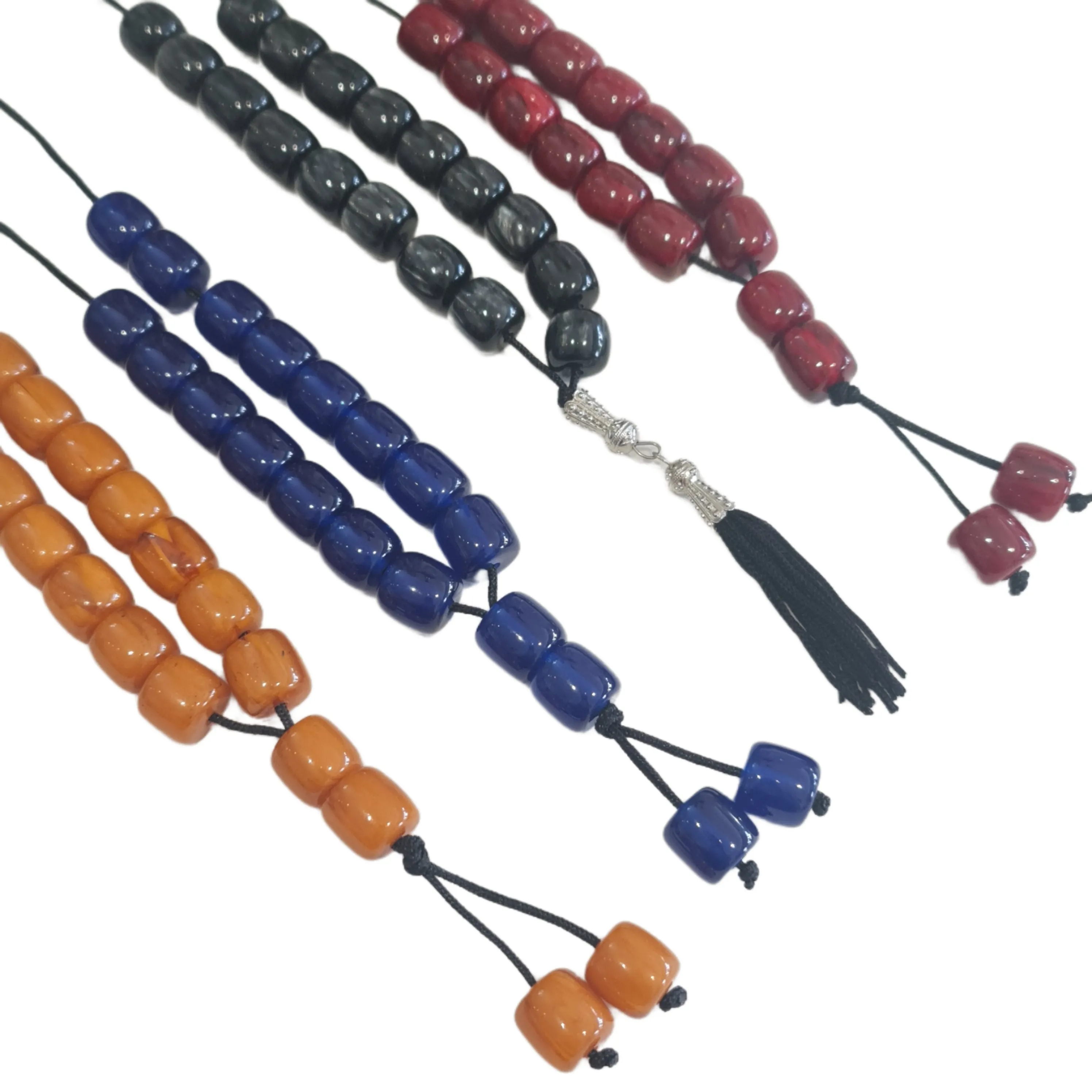 Handmade Resin Komboloi - Exquisitely Crafted Beaded Worry Beads