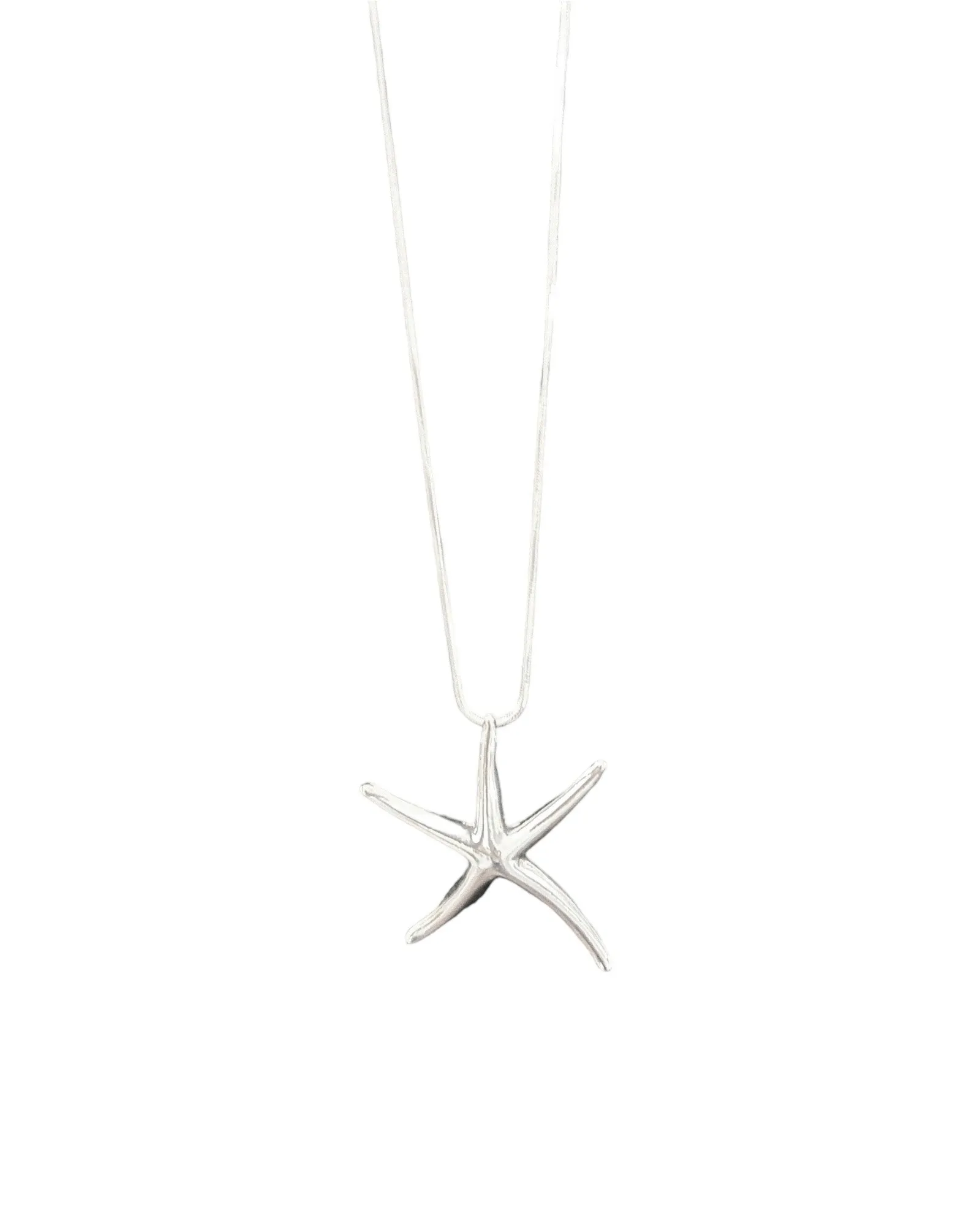 Large Plain Starfish Necklace