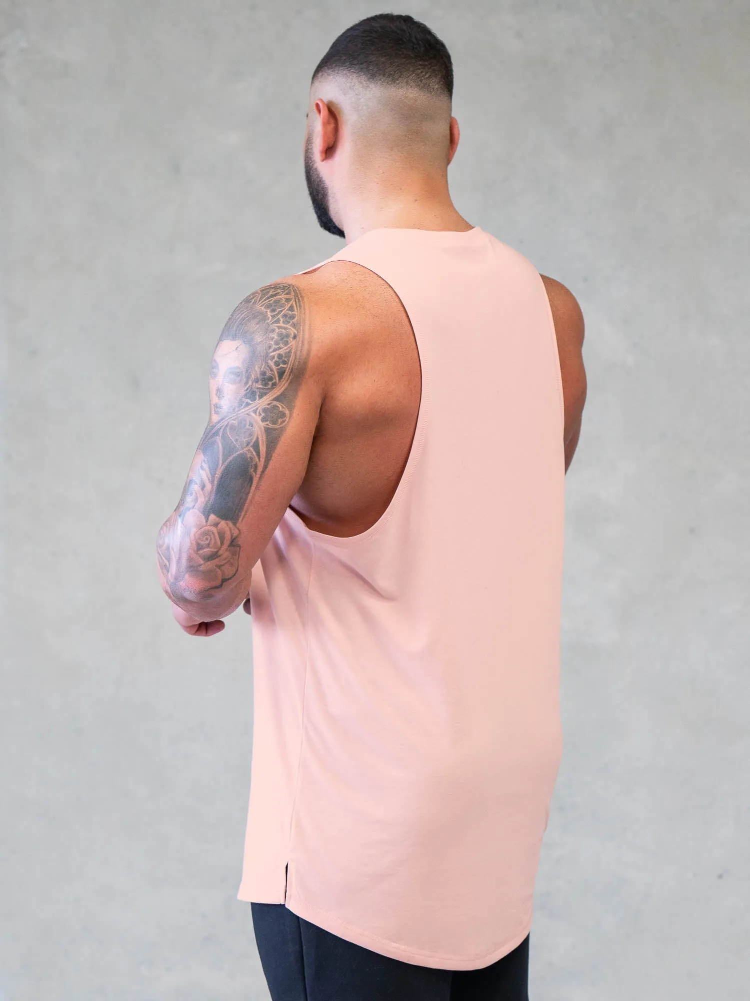 Legacy Drop Armhole Tank - Faded Pink