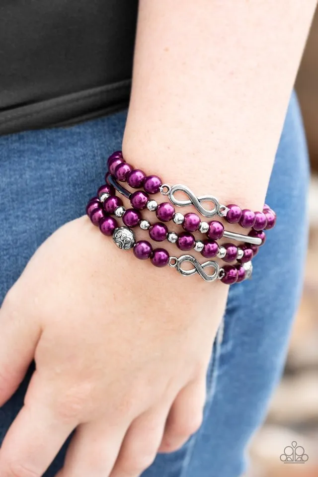 Limitless Luxury Bracelet - Purple Paparazzi Bracelet