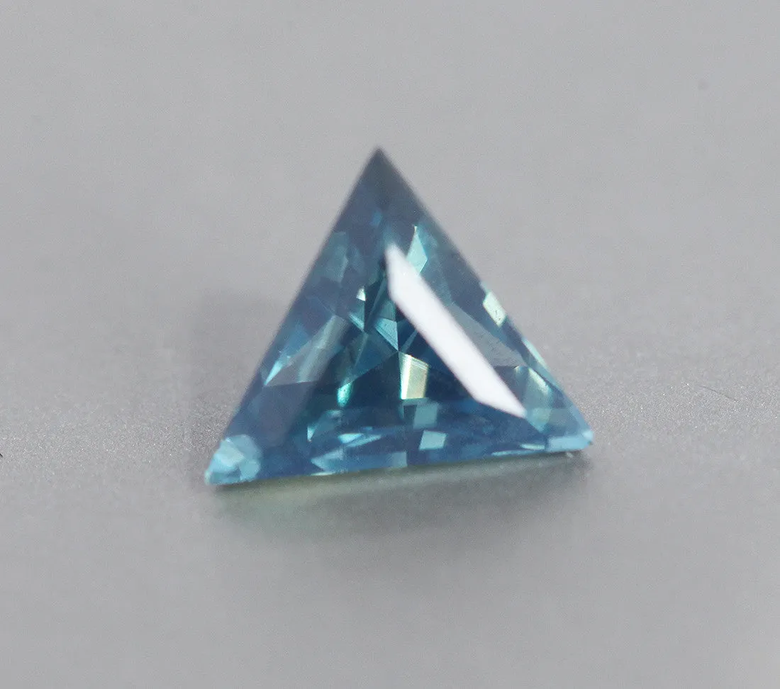 Loose 0.55 Ct Triangle Teal Sapphire