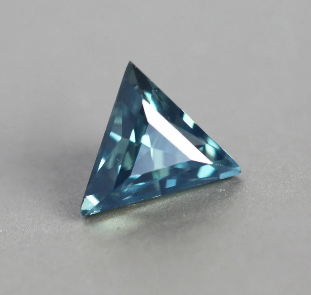 Loose 0.55 Ct Triangle Teal Sapphire