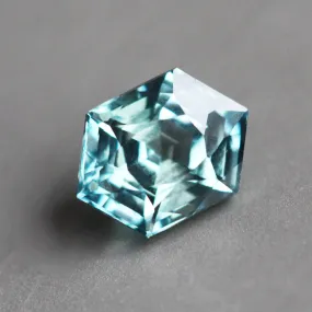 Loose 1.45 Ct Hexagon Teal Sapphire