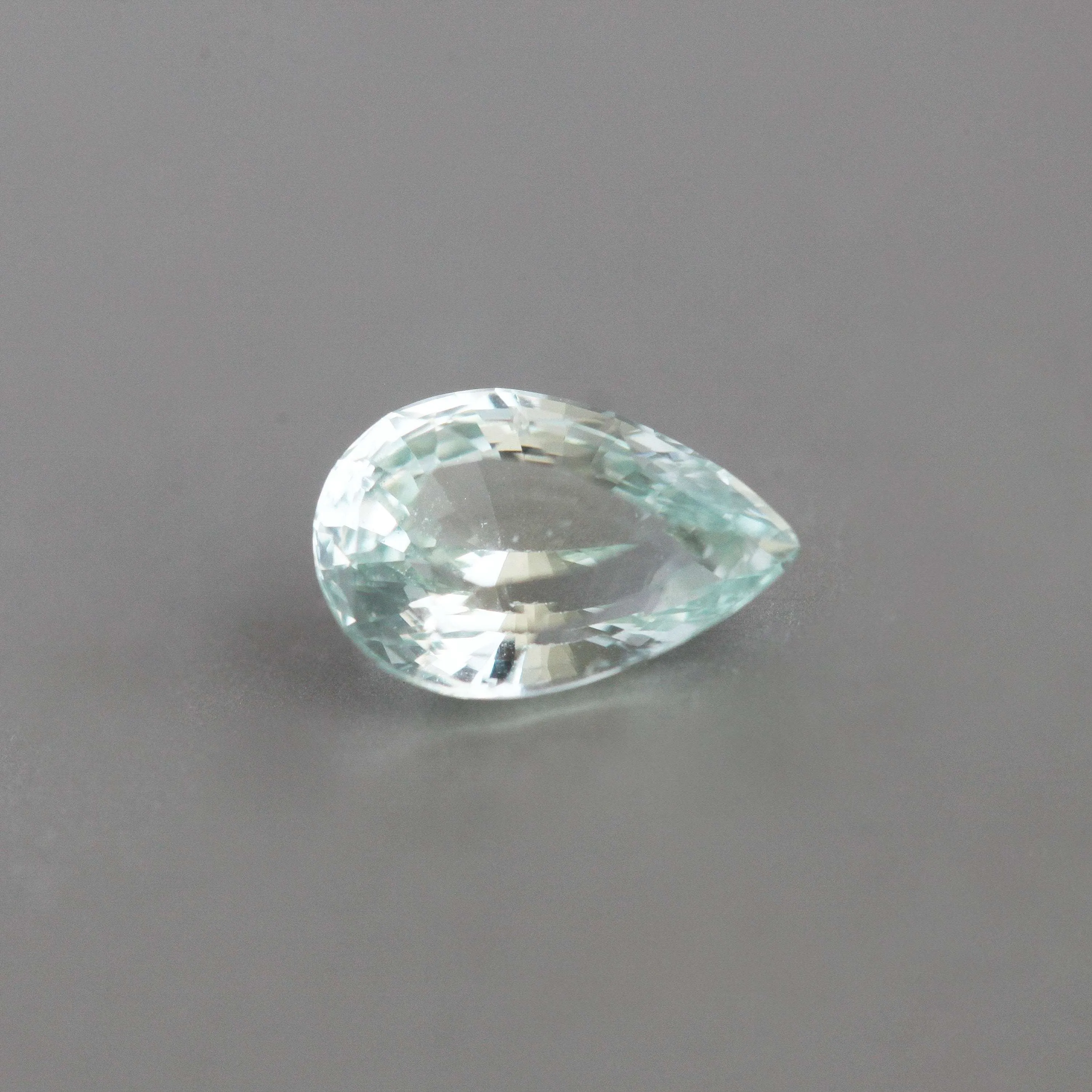 Loose 2.07 Ct Pear Green Sapphire