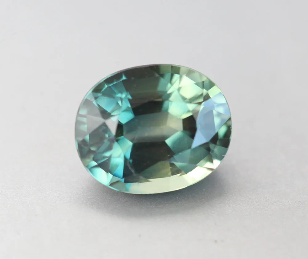 Loose 2.26 Ct Oval Teal Sapphire