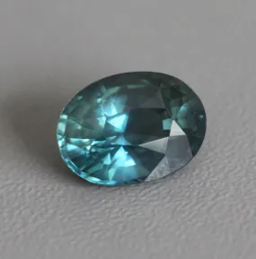 Loose 4.26 Ct Oval Teal Sapphire