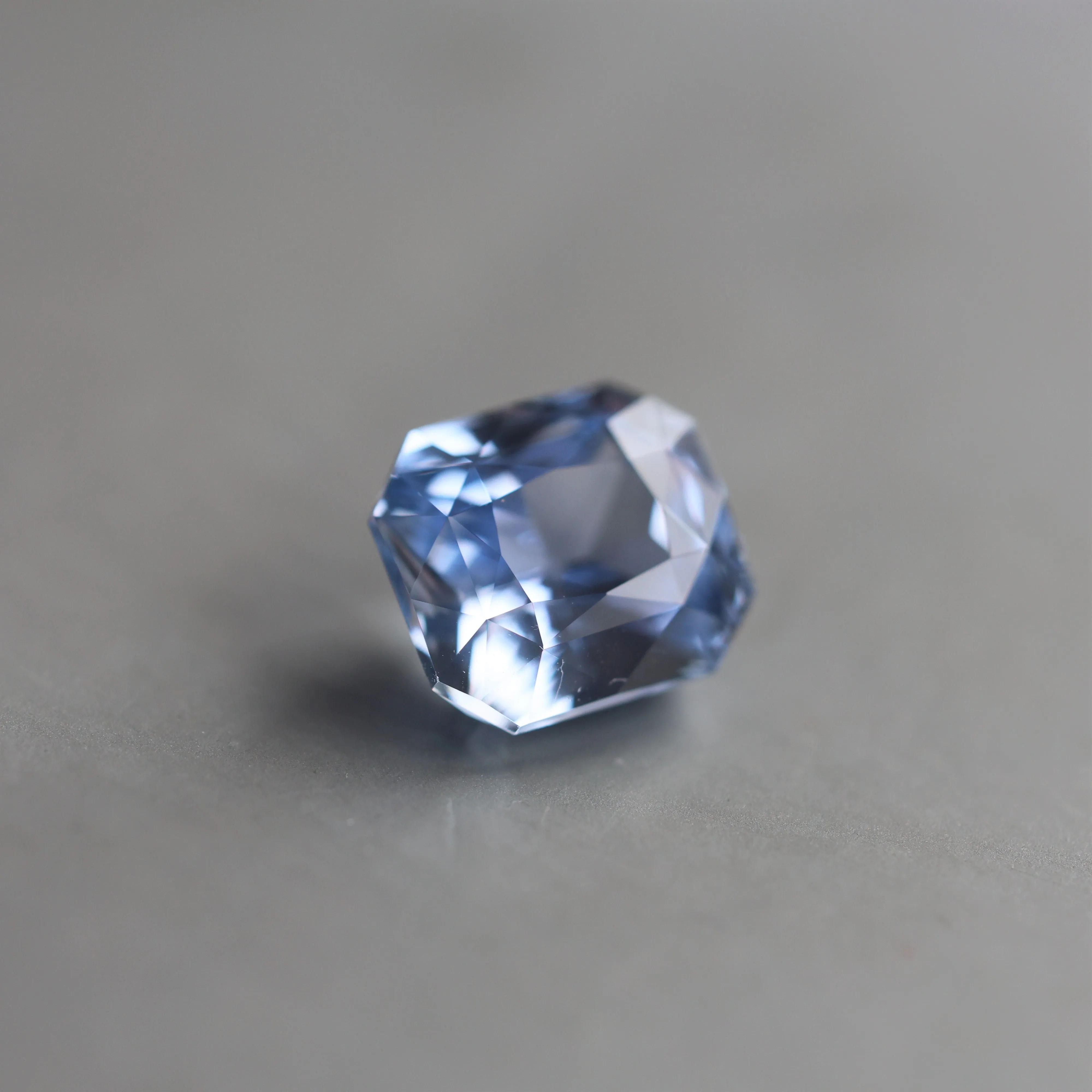 Loose 5.07 Ct Octagon Blue Sapphire