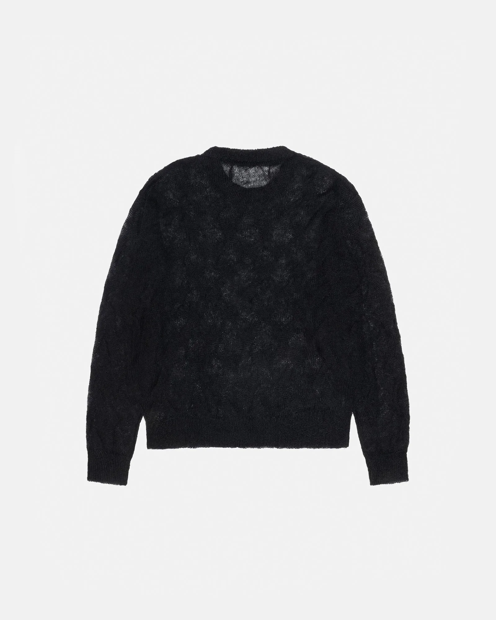 LOOSE KNIT CROSS CABLE SWEATER