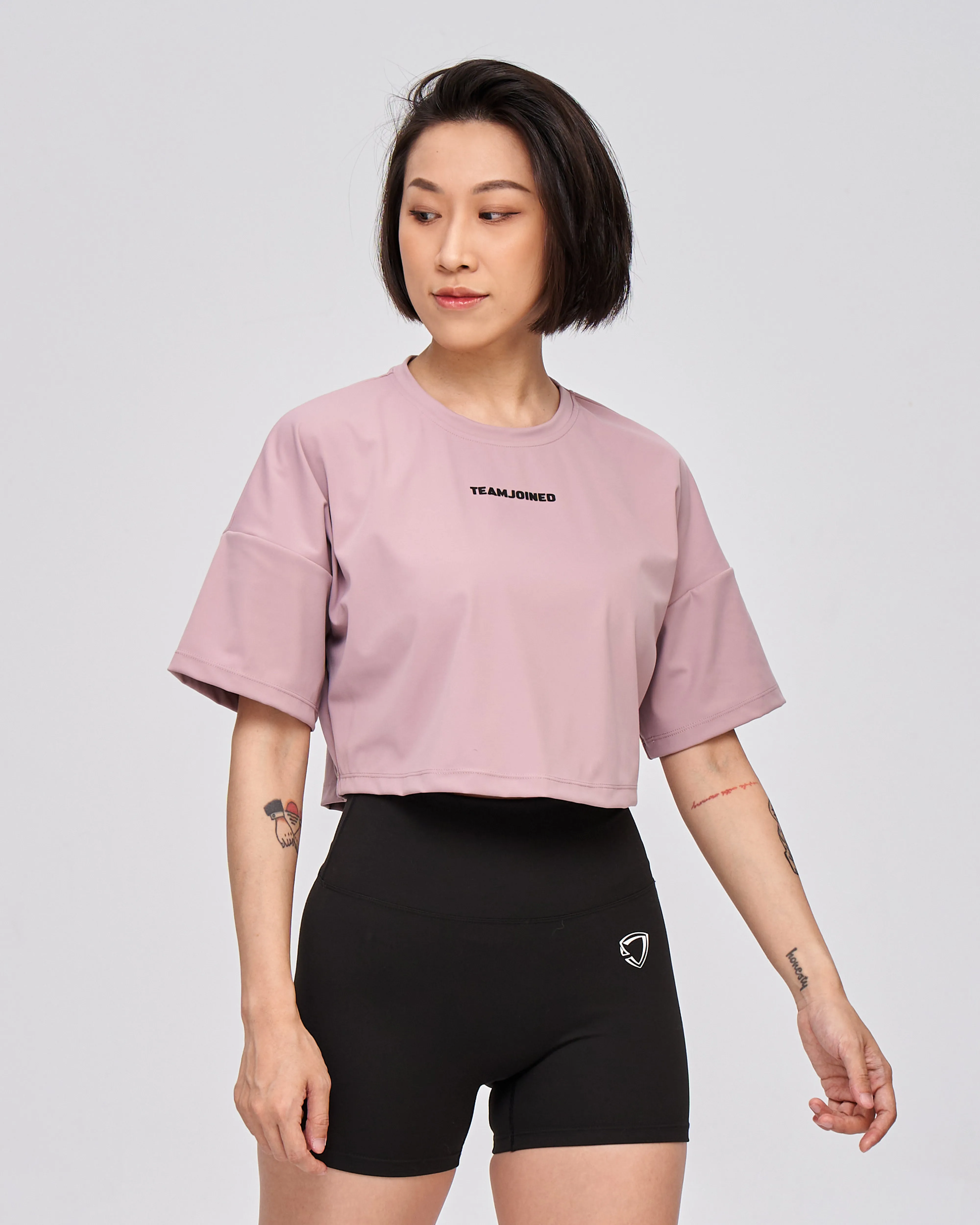 Luxe Oversized Crop Top