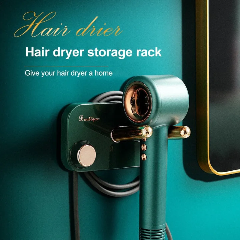 Luxury Bathroom Hair Dryer Holder