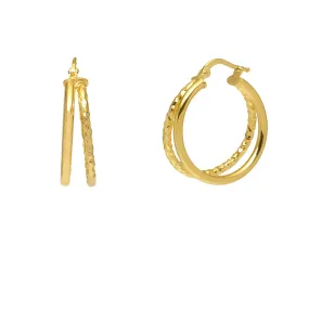 Luxury Double Hoop Earrings for Women