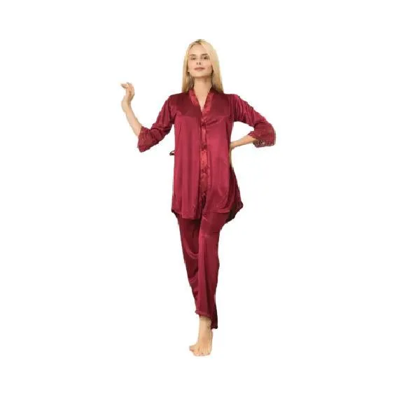 Luxury Front Open Shirt and Pajama Set