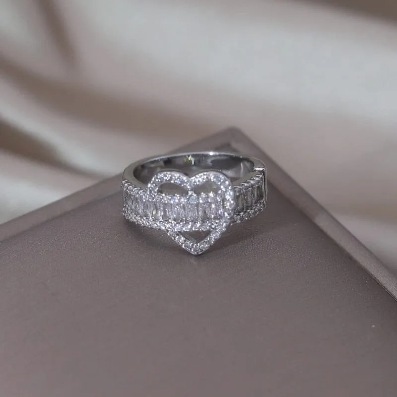 Luxury Love Diamond Resizable Ring