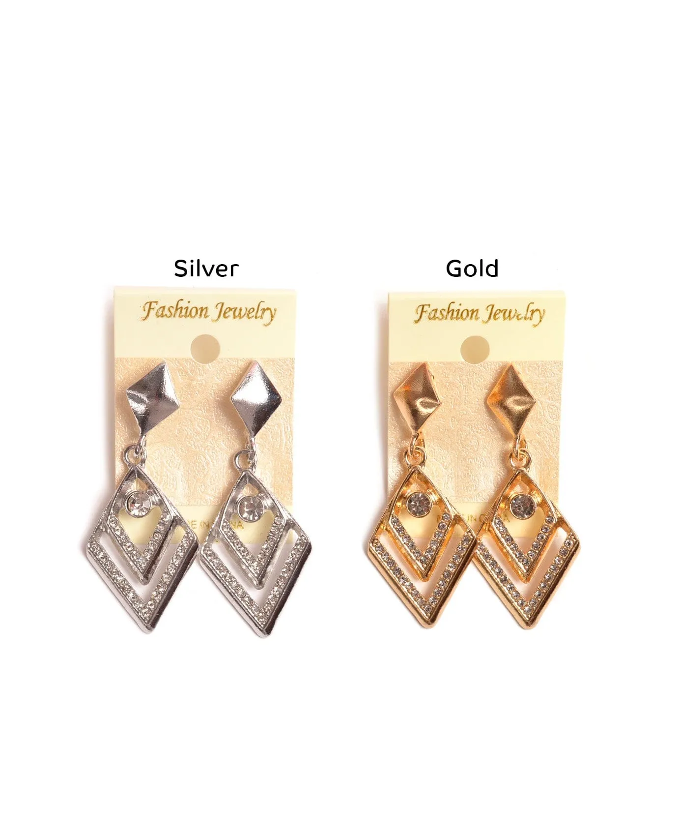 Luxury Rhombus Earrings