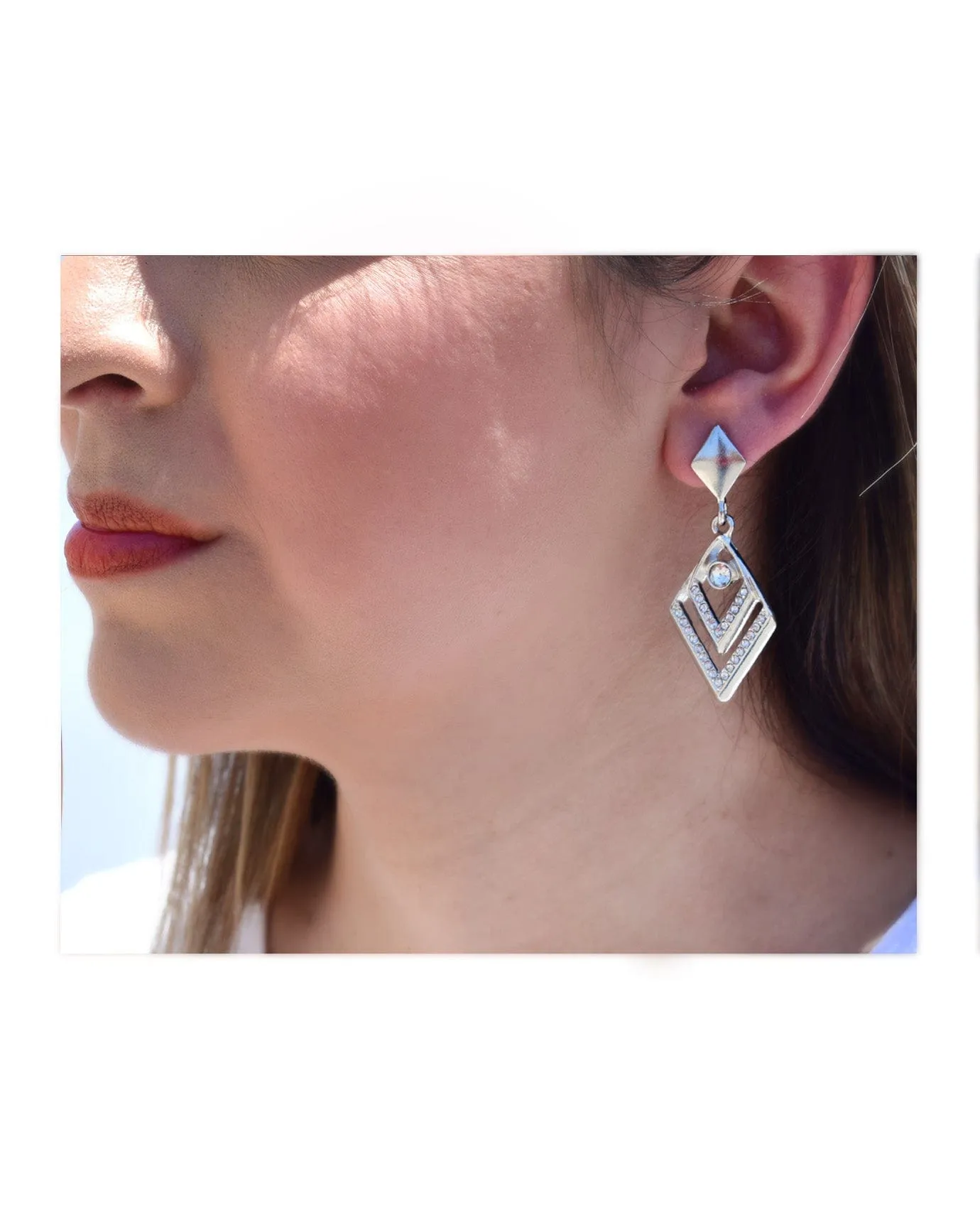 Luxury Rhombus Earrings