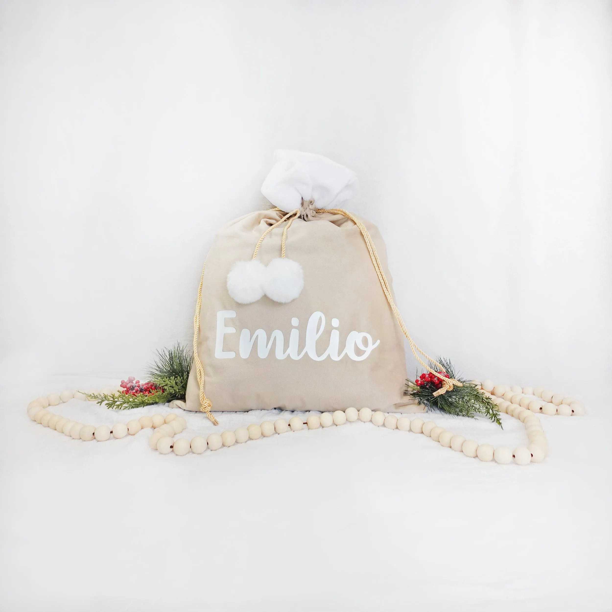 Luxury Velvet Personalized Santa Sack