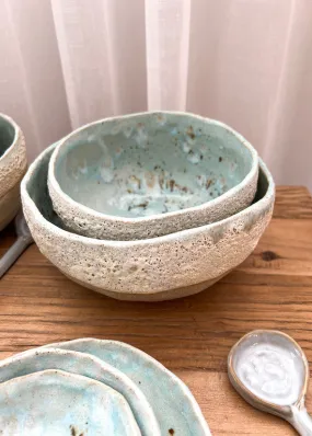 Mae Button Handmade Bowl - Ocean