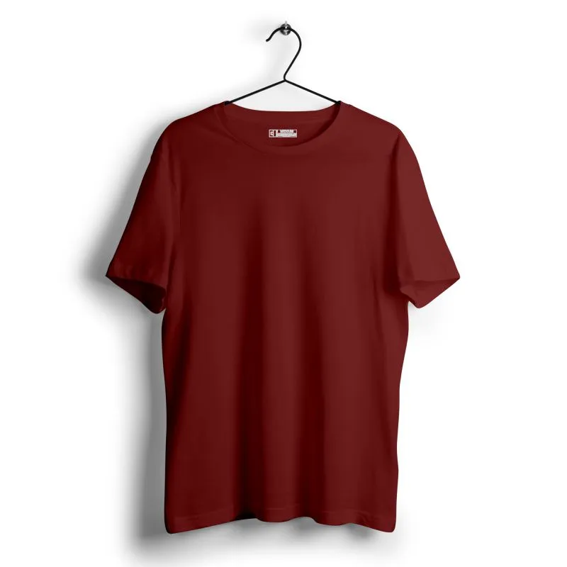 Maroon Plain T-shirt