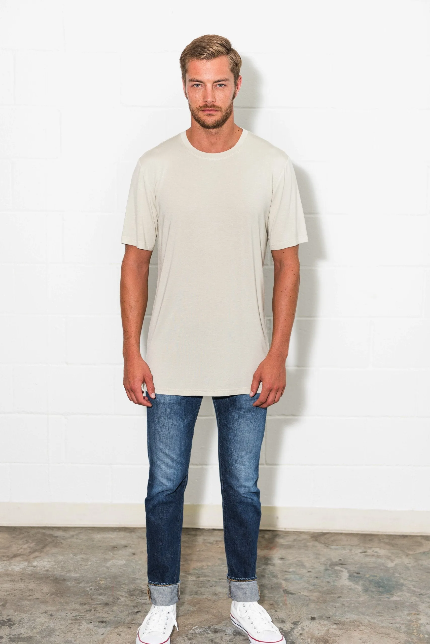 Men's Modal Oversized Crew Tee