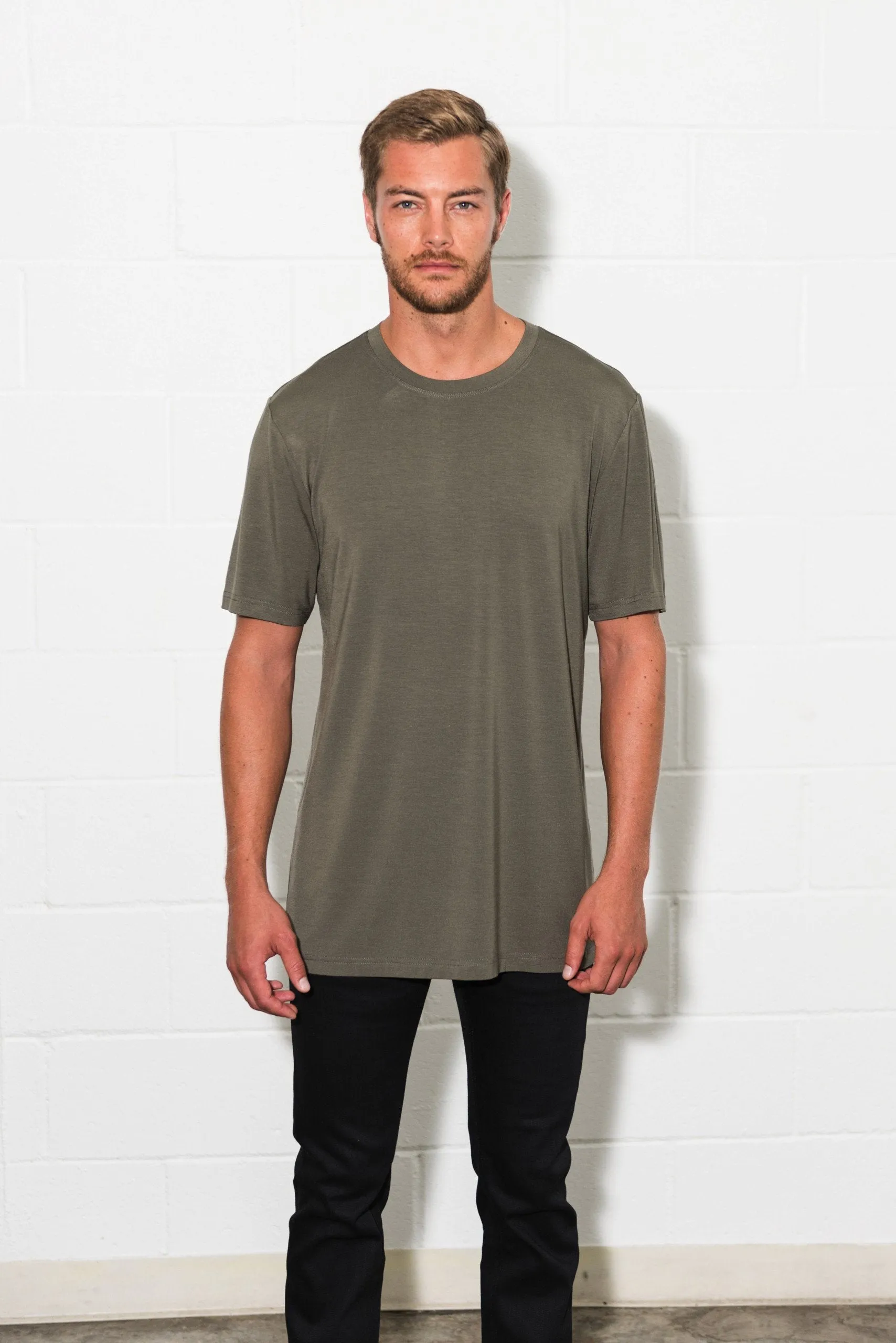 Men's Modal Oversized Crew Tee