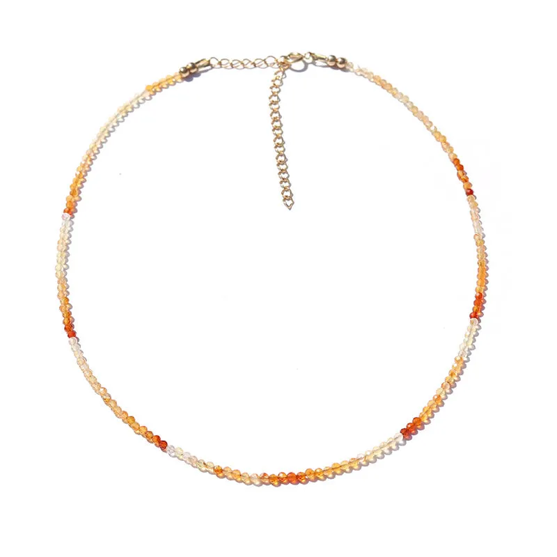 Mexican Fire Opal Luxury Necklace