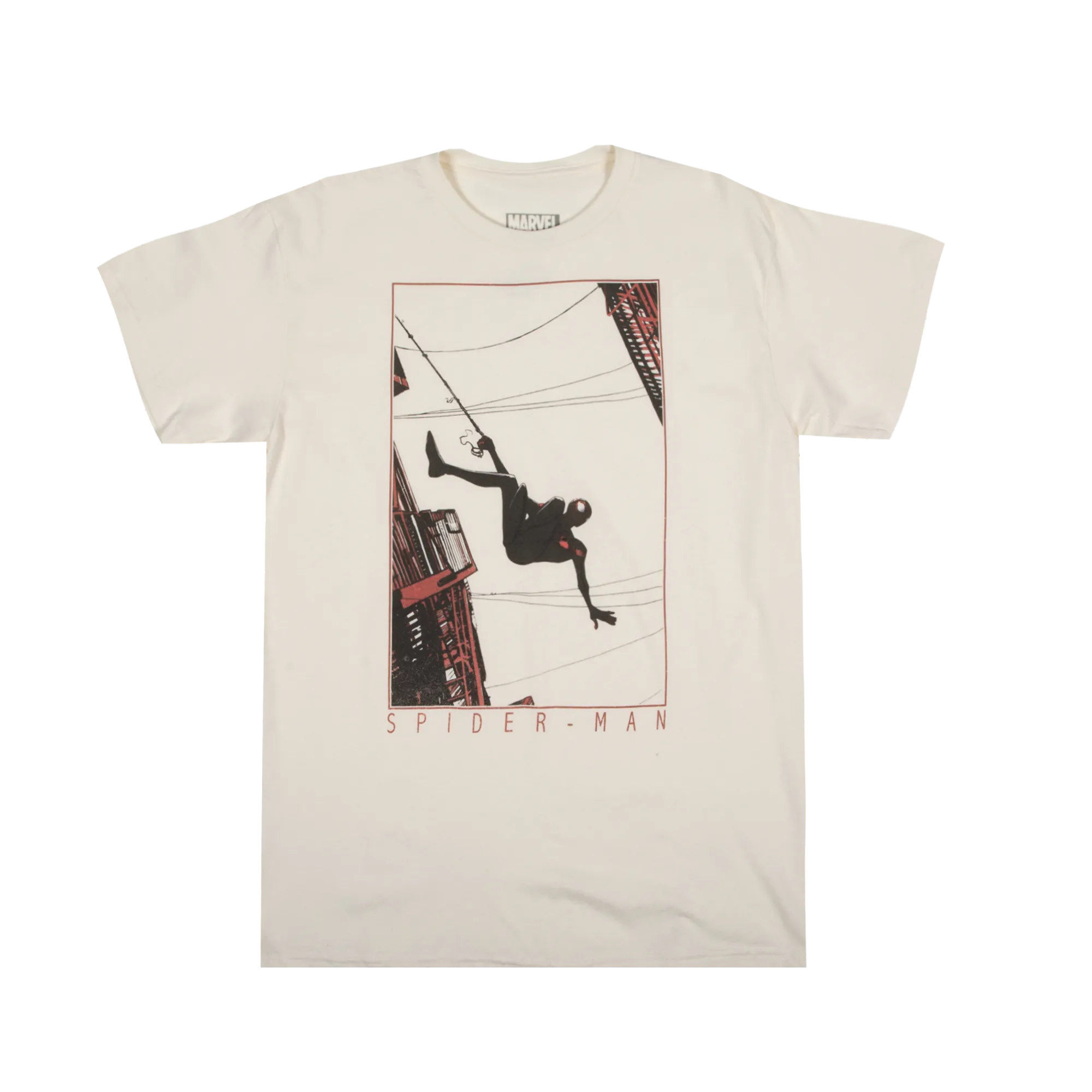 Miles Morales Spider-Man Faded Art Natural Tee