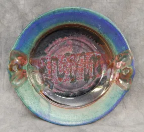 Multi-colored Handmade Pottery Plate