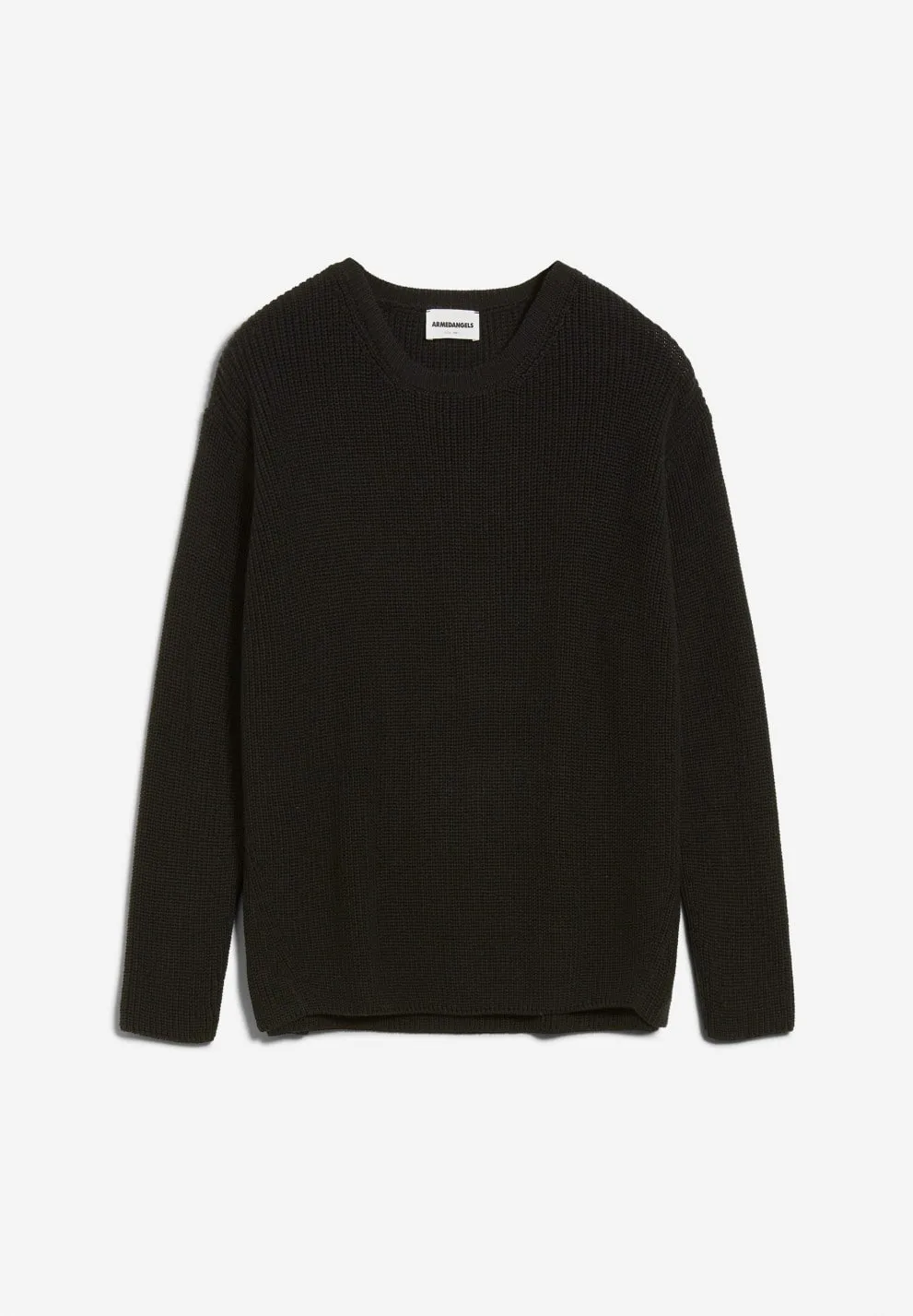 Nuriellaa Knitted Sweater Black Organic Cotton