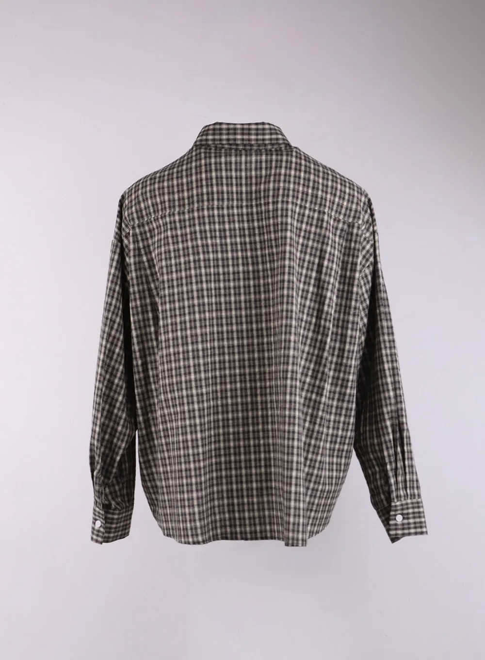 Oversized Checkered Shirt CF401