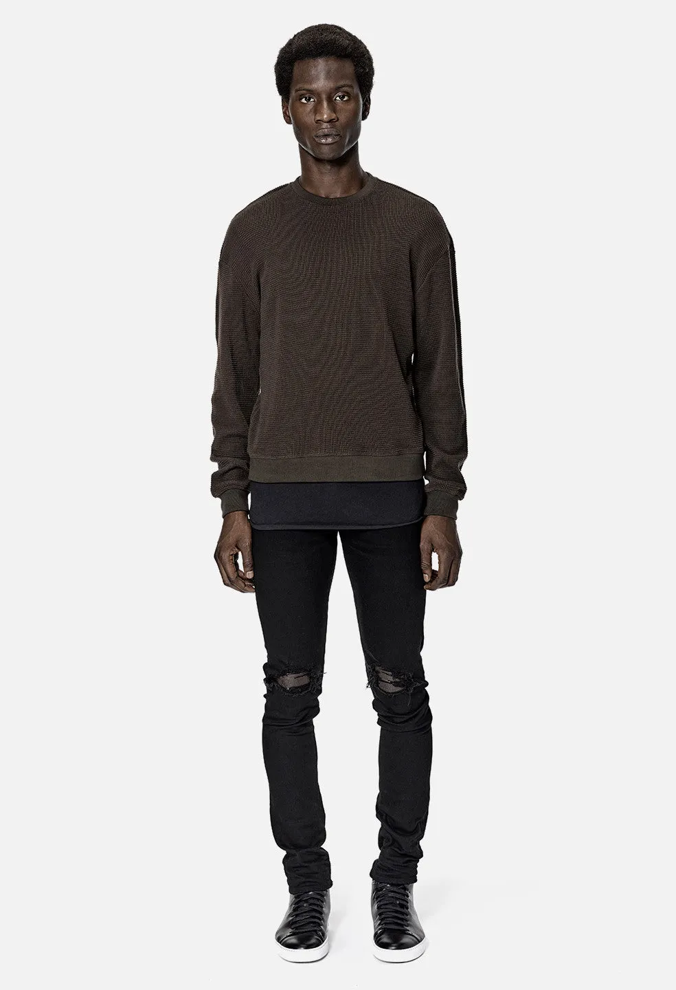 Oversized Thermal Crew / Brown