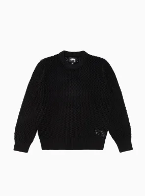 Pig. Dyed Loose Gauge Sweater Black