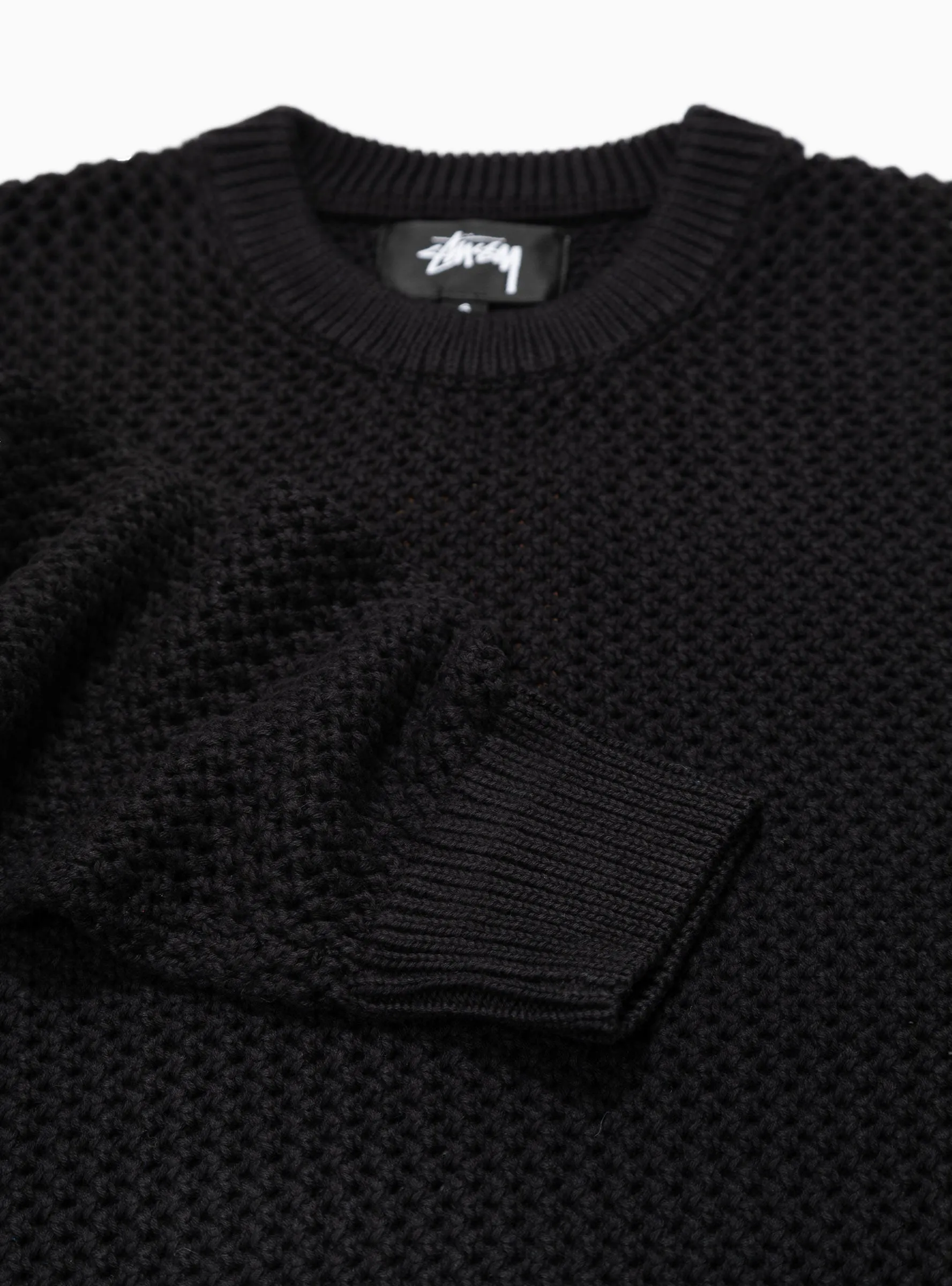 Pig. Dyed Loose Gauge Sweater Black