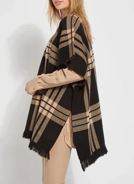 Plaid Poncho