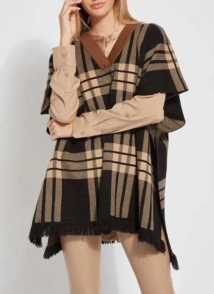 Plaid Poncho