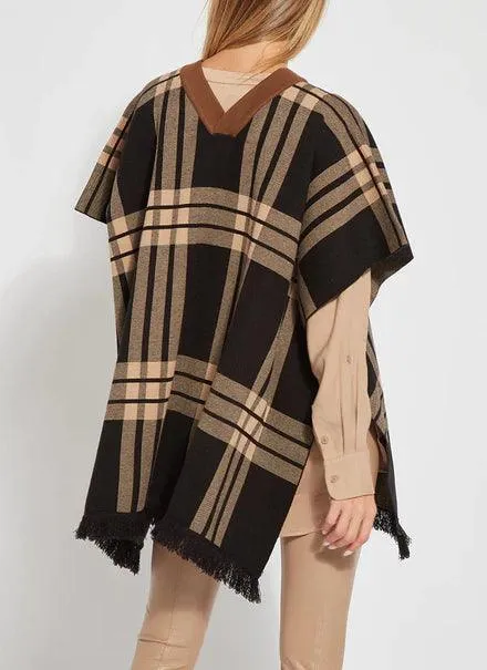 Plaid Poncho