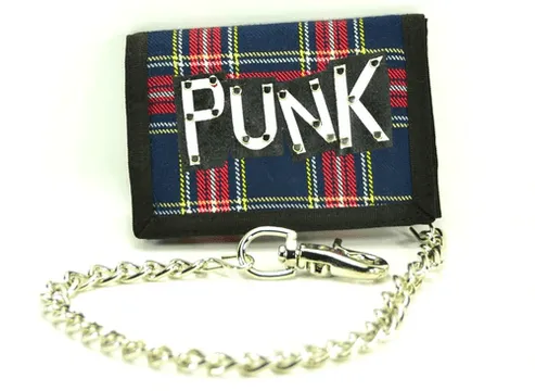 Plaid wallets Punk