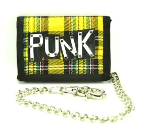 Plaid wallets Punk