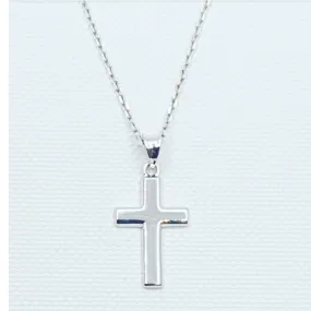 Plain cross necklace