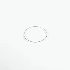 Plain Stackable Silver Band