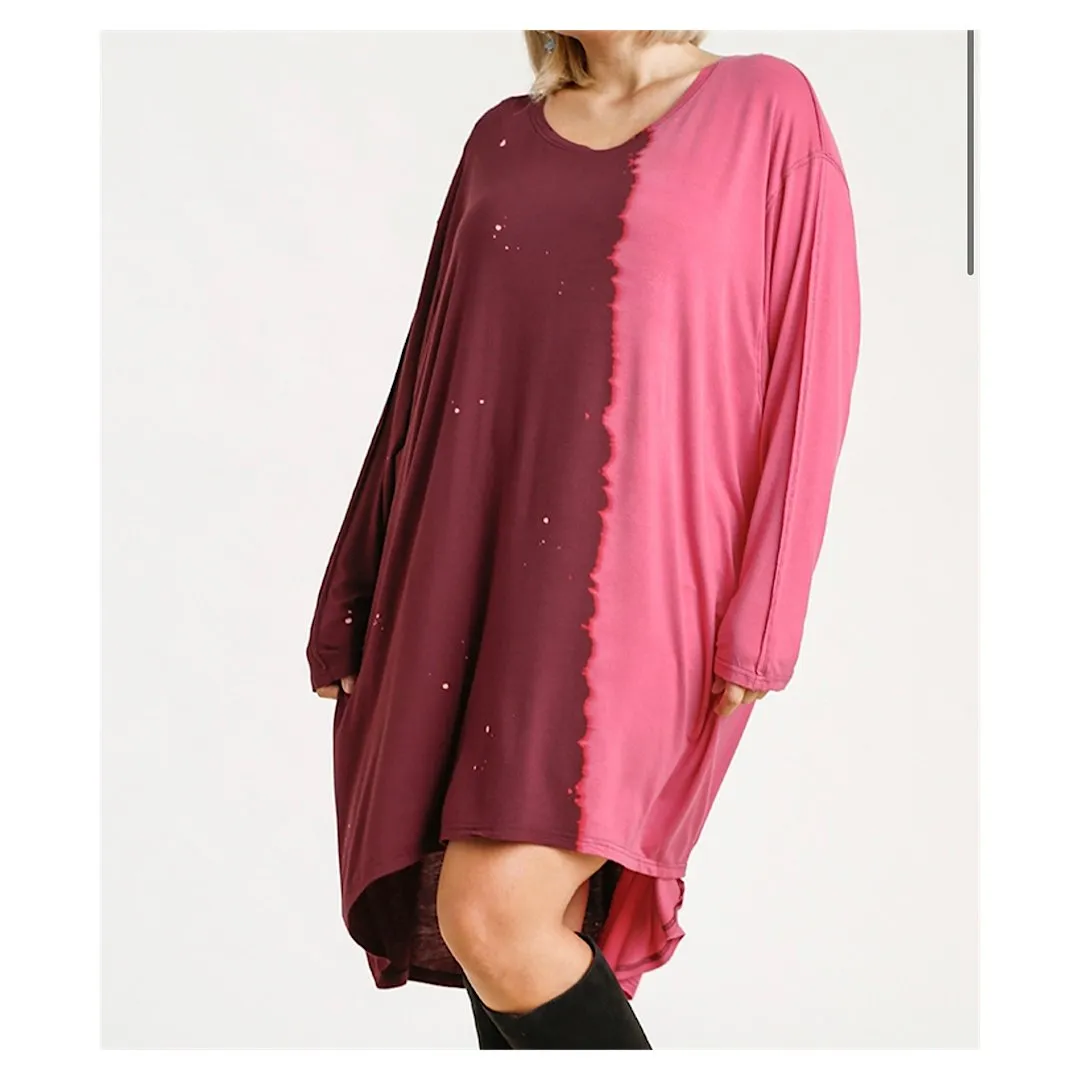 Plus Size Loose Fit Shirt Dress