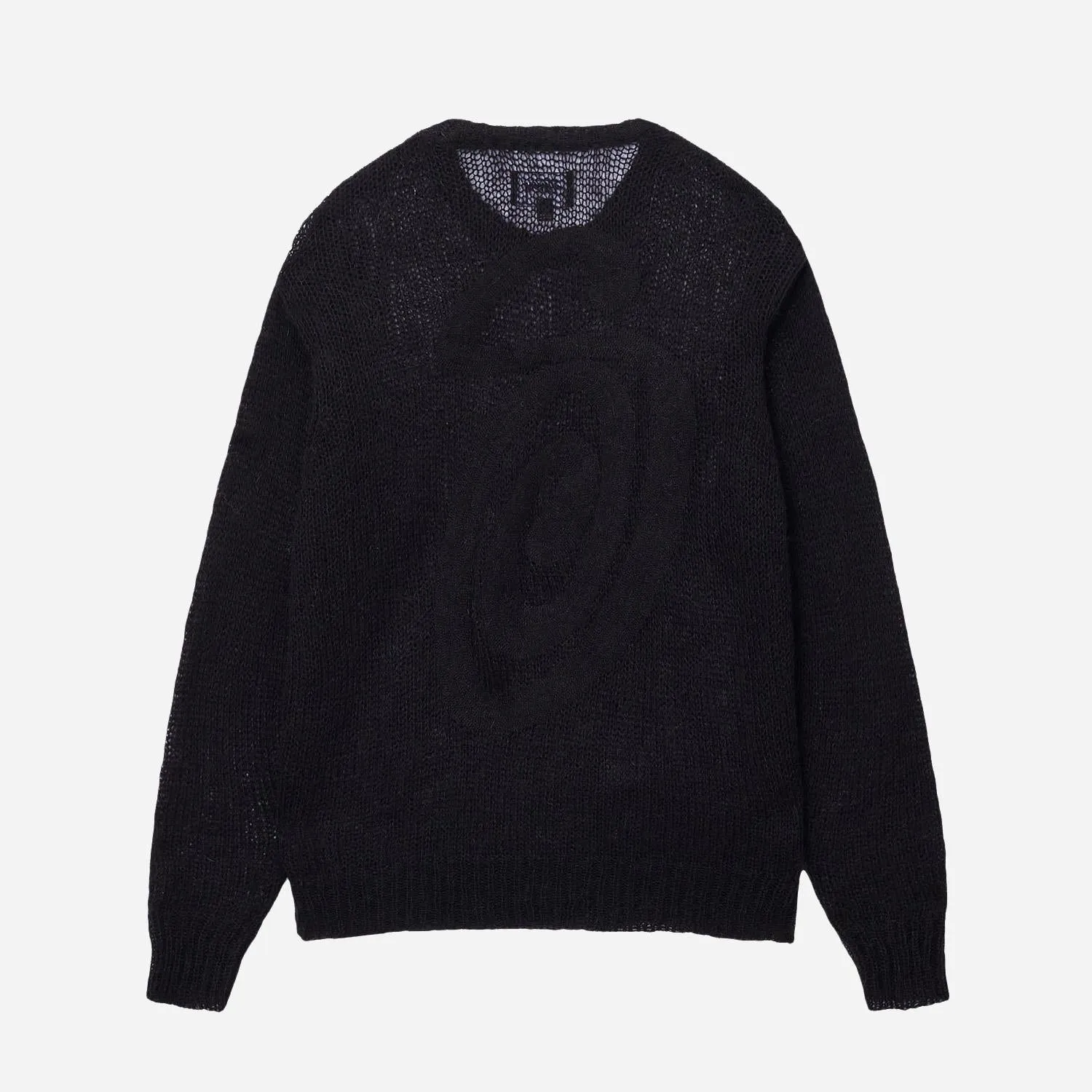 S Loose Knit Sweater - Black