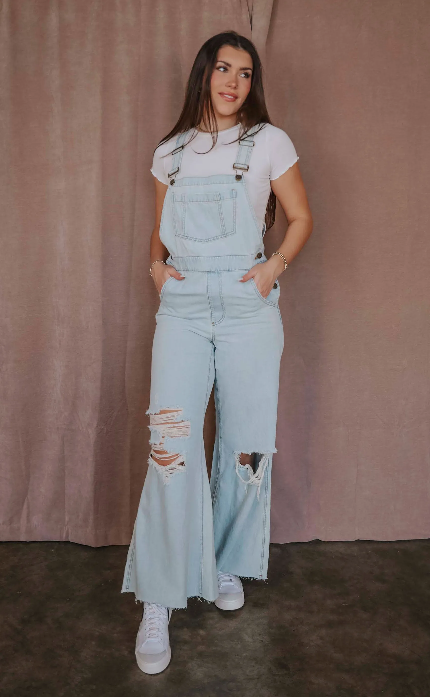 show me your mumu: trenton overalls faded indigo